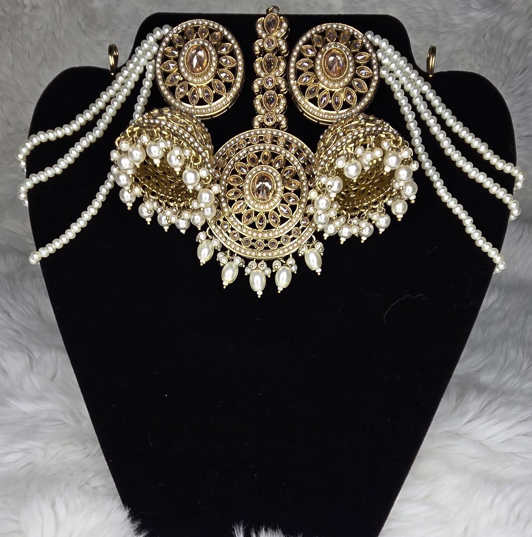 Earrings and Tikka set